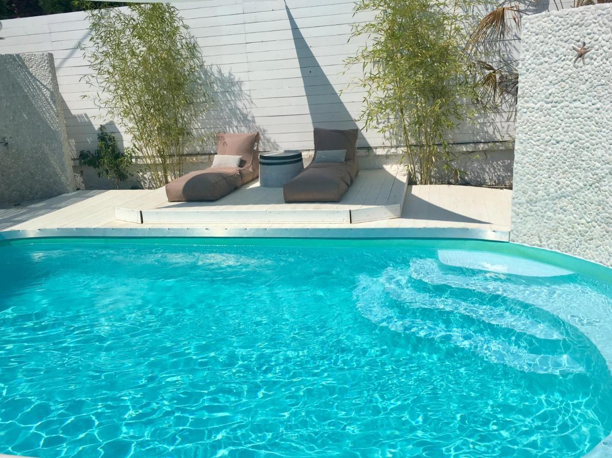 Byblos Mare-The Exclusive Beach Front Villa Skala Sotiros Exterior foto