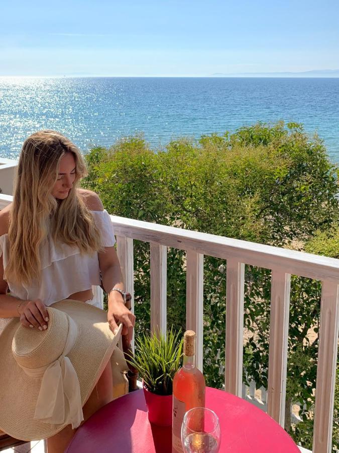 Byblos Mare-The Exclusive Beach Front Villa Skala Sotiros Exterior foto