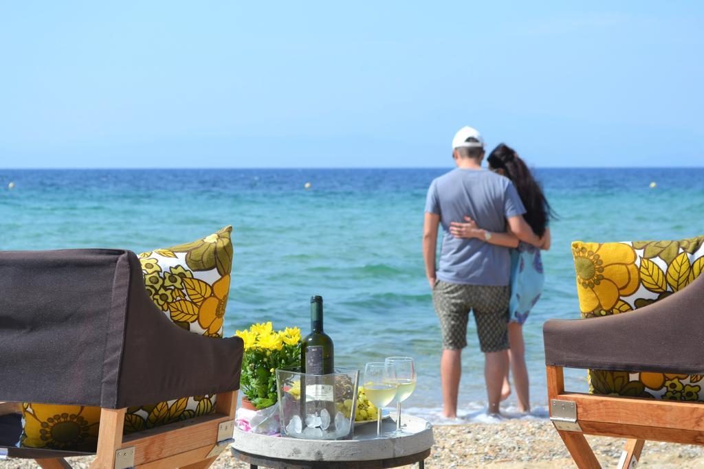 Byblos Mare-The Exclusive Beach Front Villa Skala Sotiros Exterior foto