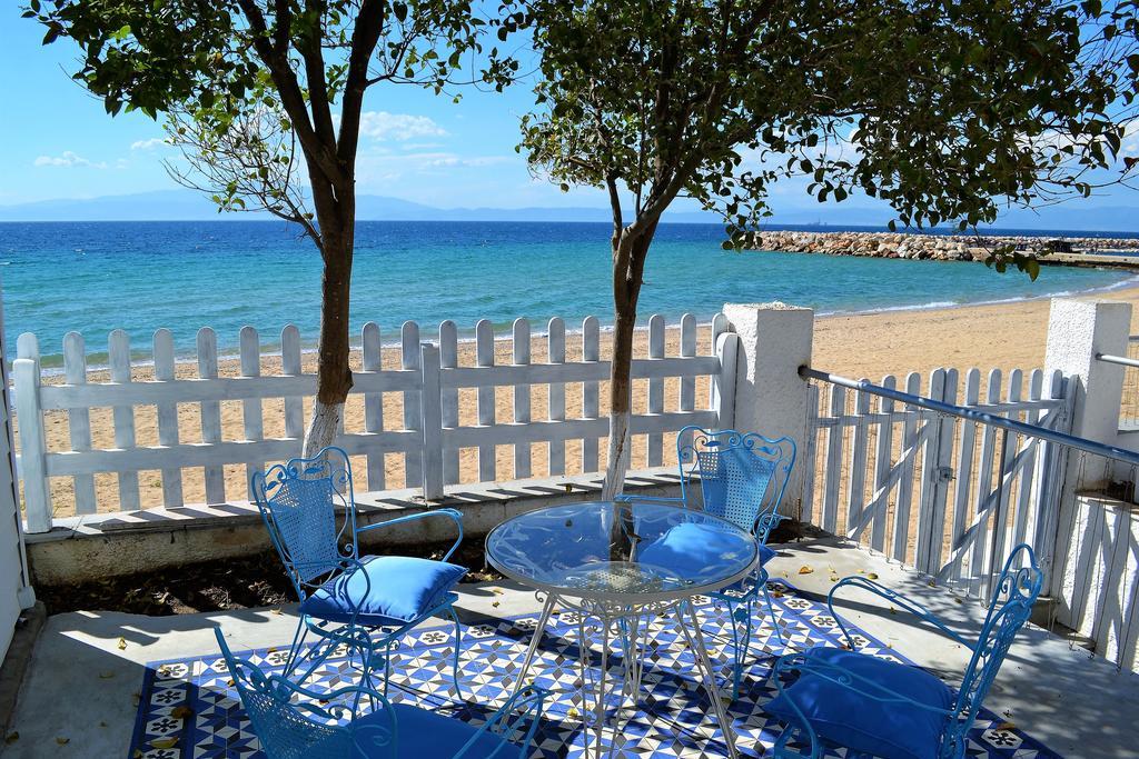 Byblos Mare-The Exclusive Beach Front Villa Skala Sotiros Exterior foto